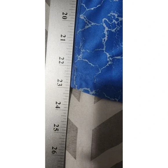 Nike Women's Small Dri-Fit Blue Lightning Crop Leggings, Pre-owned - Picture 9 of 11